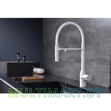 Смеситель Paulmark Magneto One Ma213188-WH (белый) картинка 5